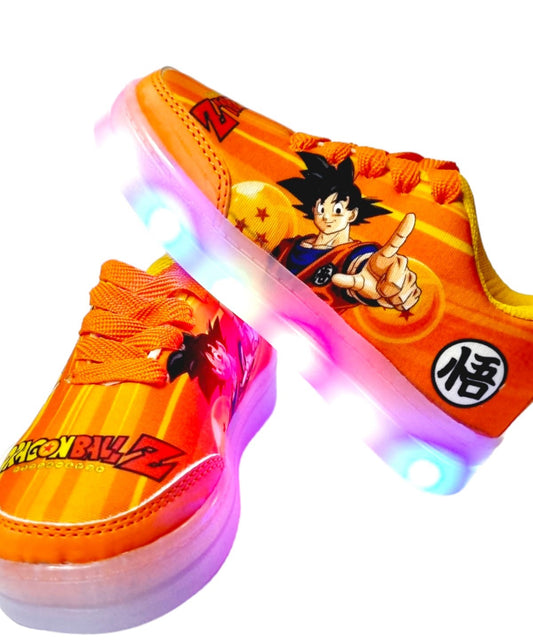 Tenis Personalizado Goku Dragon Ball Z Luces Leds